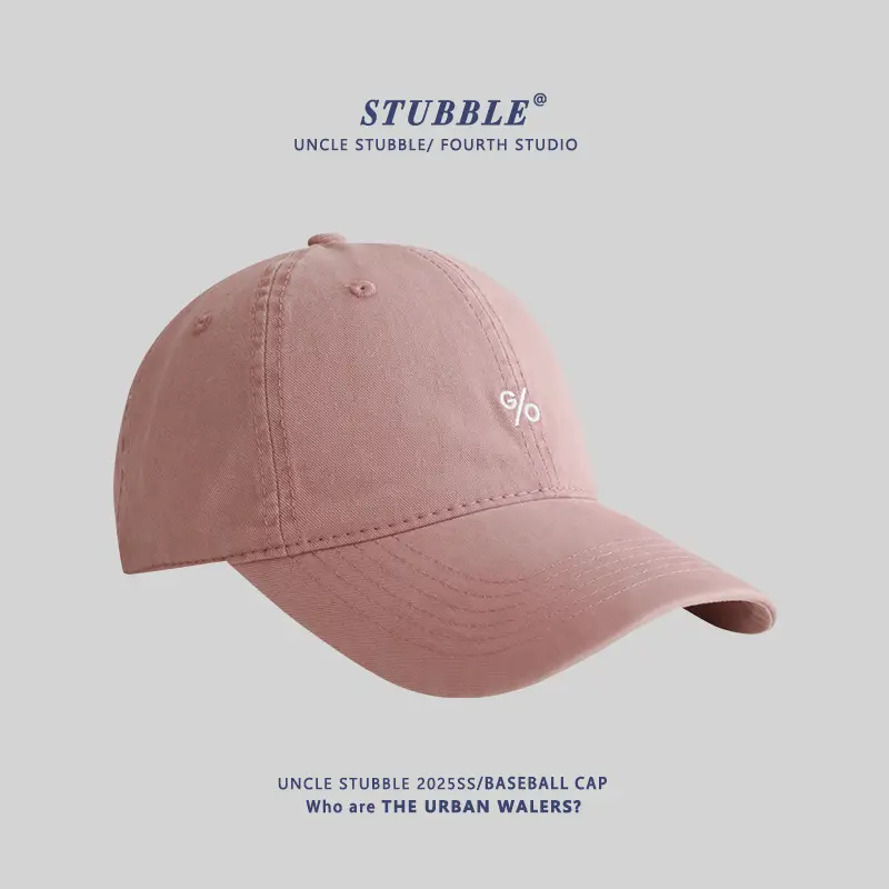 Stubble Uncelebrity Baseball Cap Maroon % Brand - Image 2