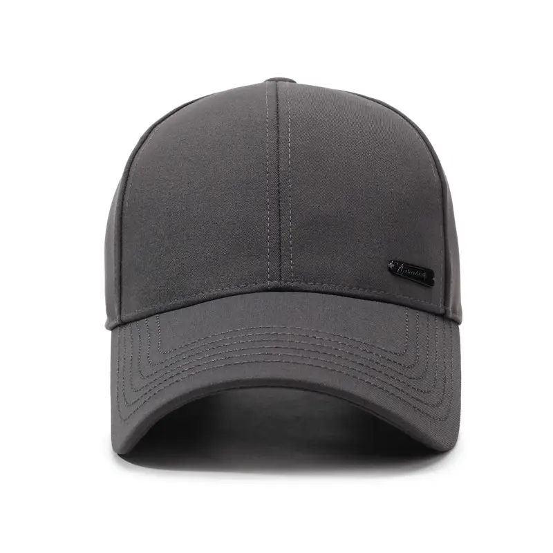 Men Navy Blue Baseball Cap Outdoor Travel Sunshade - Image 7