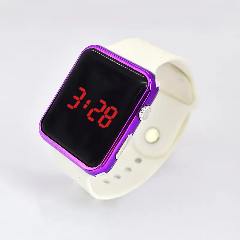 Square Electronic Watch for Students with RGB Display - Image 12