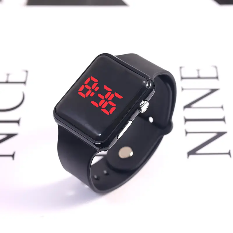 Square Electronic Watch for Students with RGB Display - Image 6
