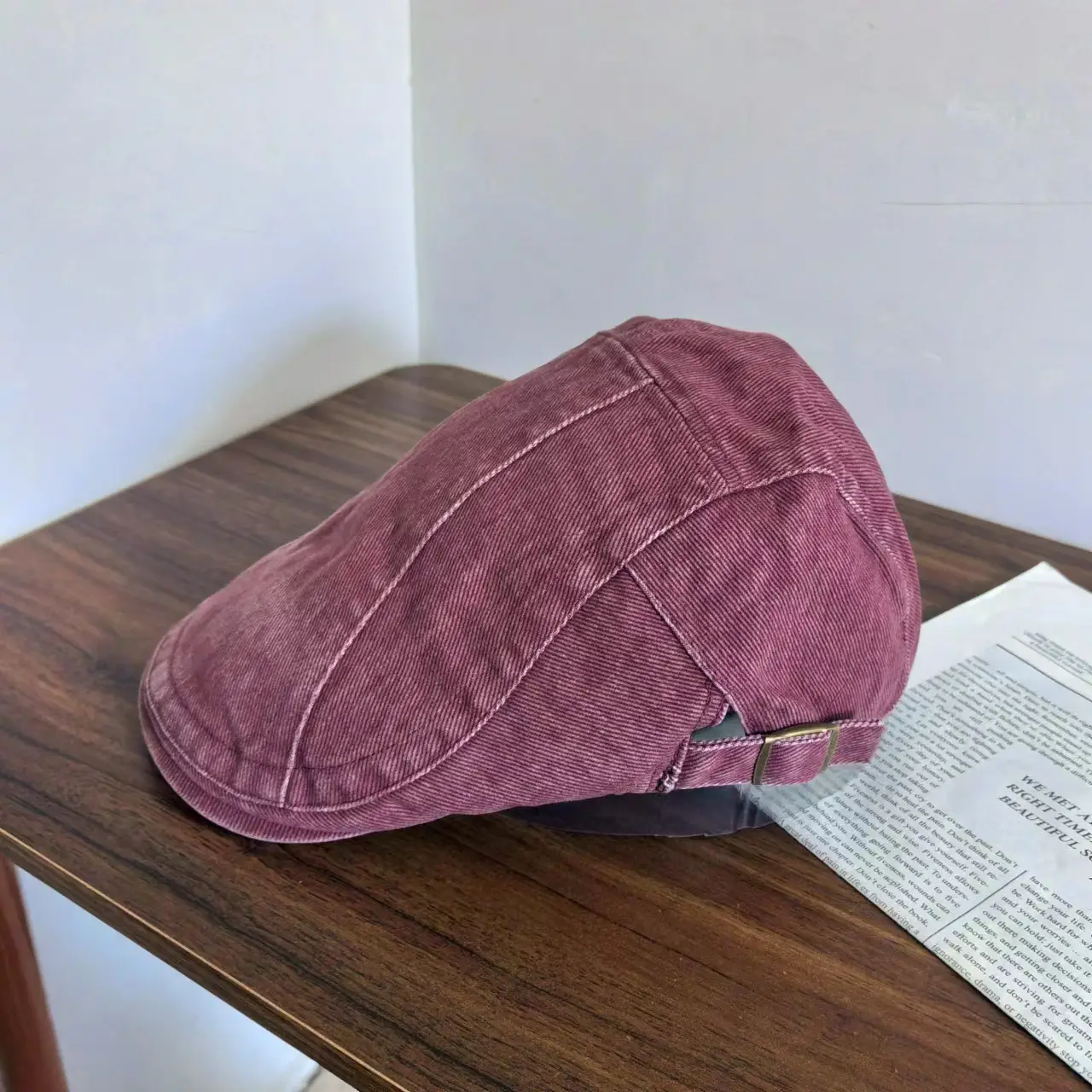 Spliced Denim Forward Cap Unisex Large Circumference — feature 5