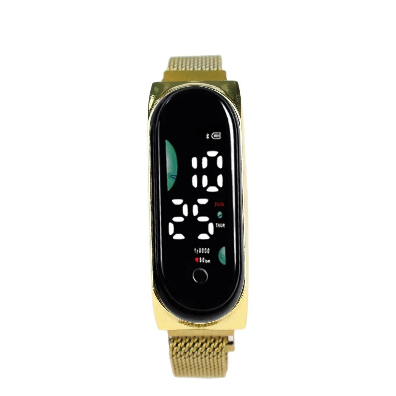 Magnetic Mesh Watch for Men Women Waterproof Luminous