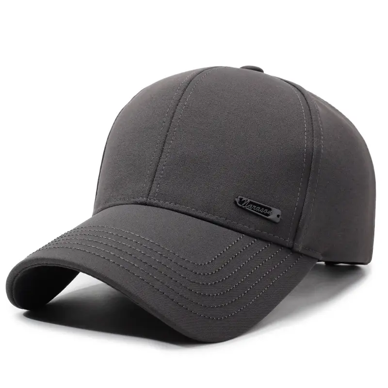 Men Black Baseball Cap Outdoor Travel Sunshade - Image 10