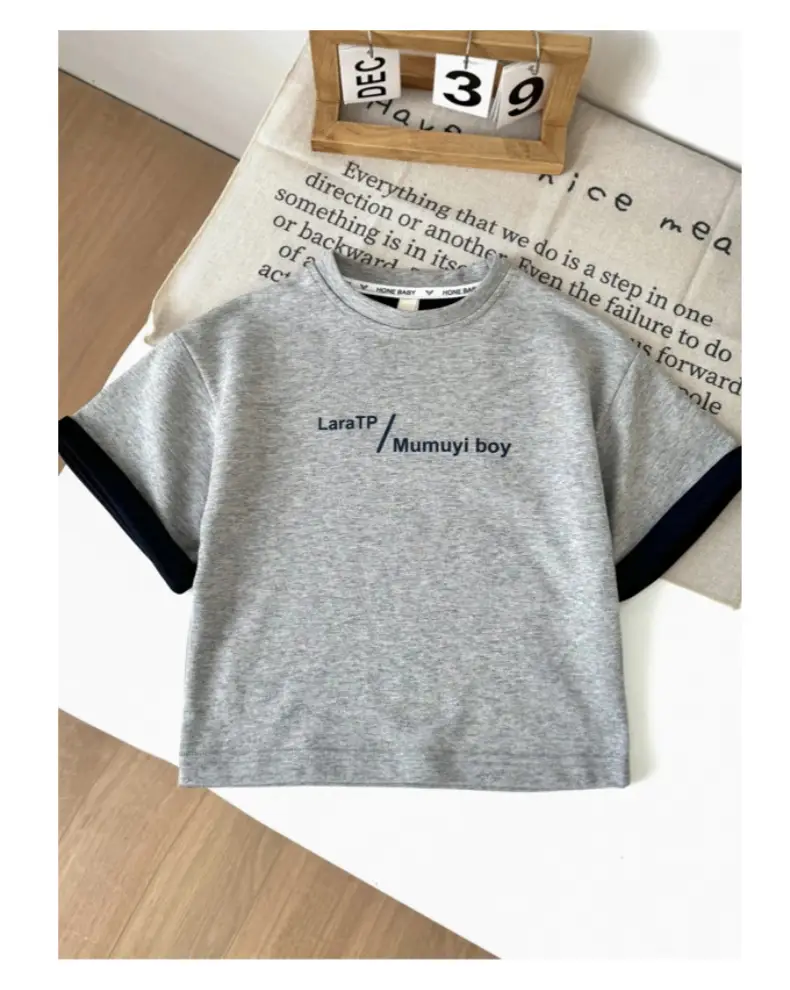 Kids Grey Printed T-Shirt Summer 2026 — feature 13