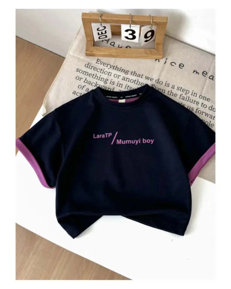 Kids Grey Printed T-Shirt Summer 2026 — feature 17