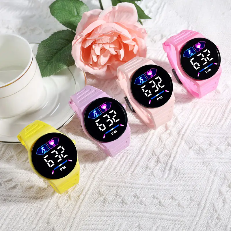 Pink Digital Watch for Girls with LED Display - Image 11