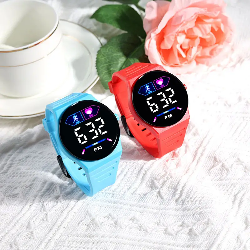 Pink Digital Watch for Girls with LED Display - Image 12