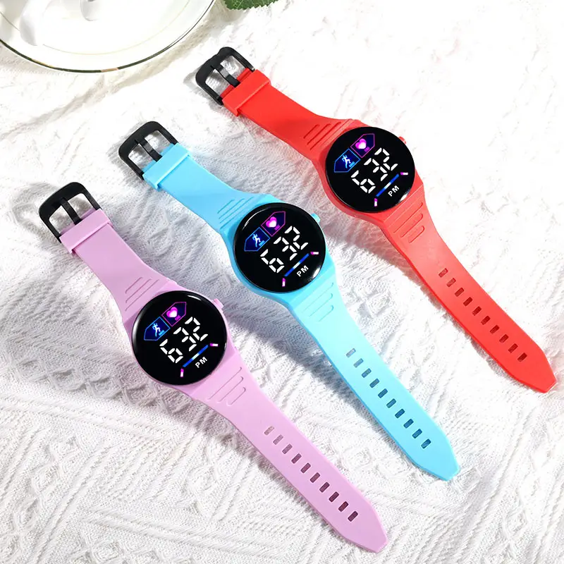 Pink Digital Watch for Girls with LED Display — feature 5