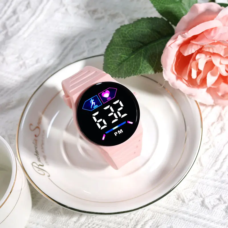 Pink Digital Watch for Girls with LED Display — feature 7