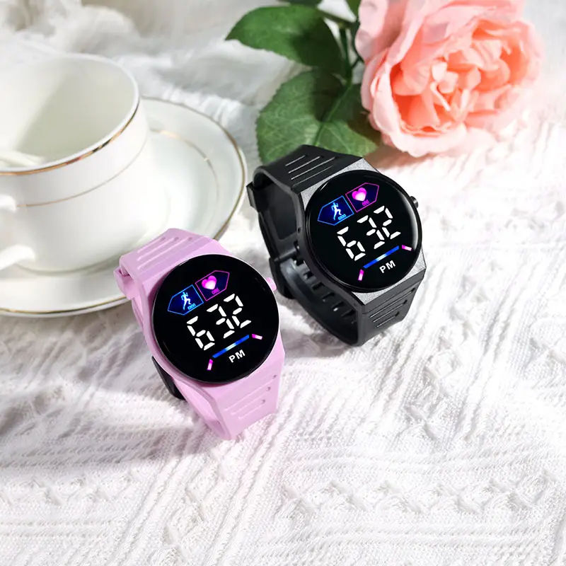 Pink Digital Watch for Girls with LED Display — feature 8