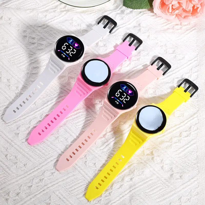 Pink Digital Watch for Girls with LED Display — feature 9