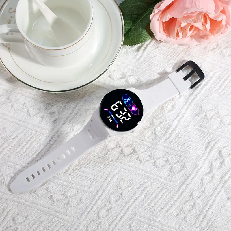 Pink Digital Watch for Girls with LED Display - Image 2