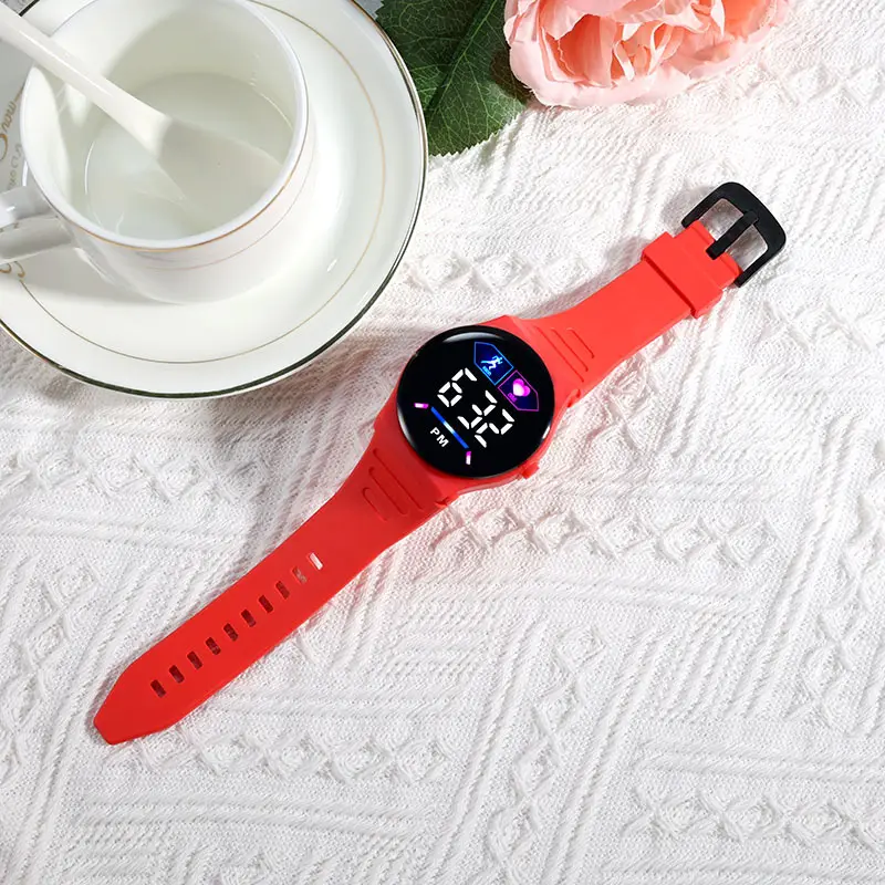Pink Digital Watch for Girls with LED Display - Image 5
