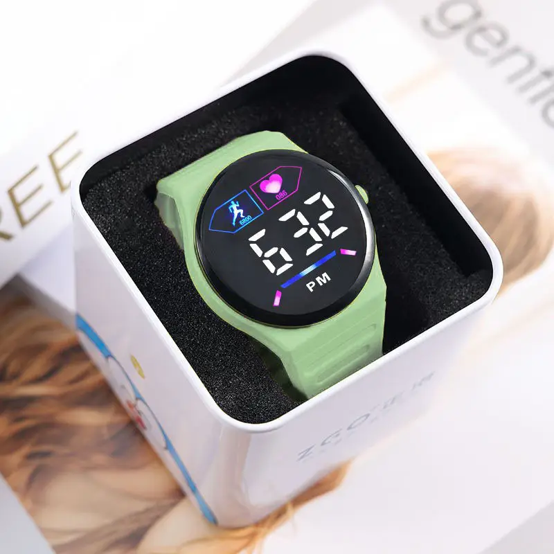 Pink Digital Watch for Girls with LED Display - Image 7