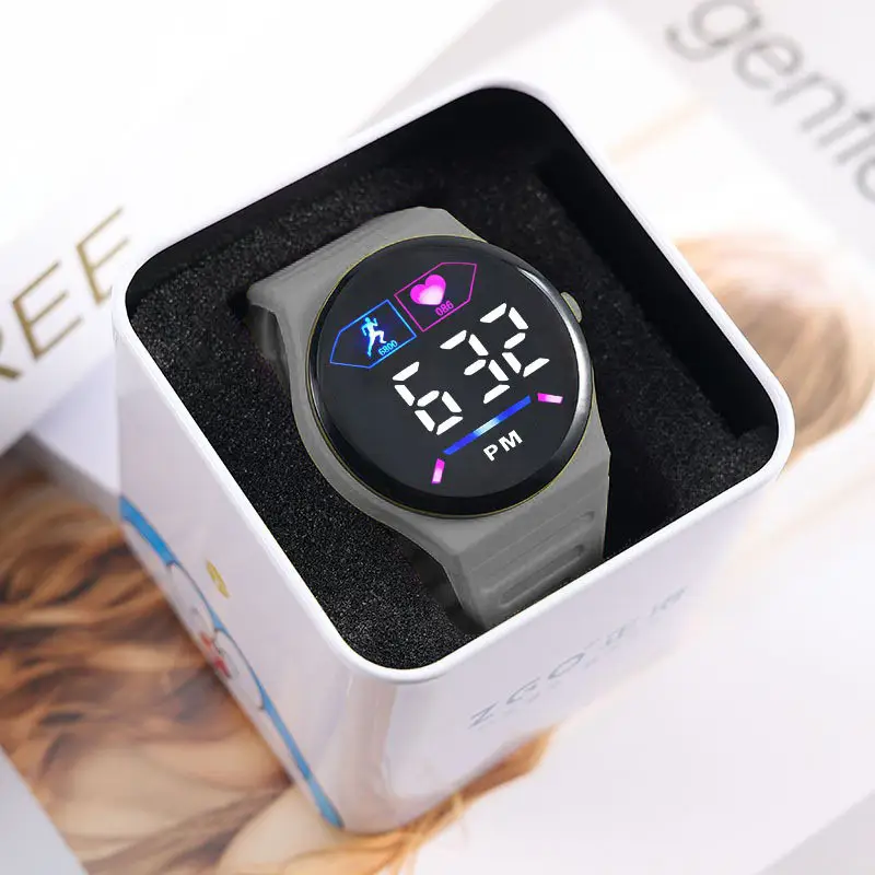 Pink Digital Watch for Girls with LED Display - Image 8
