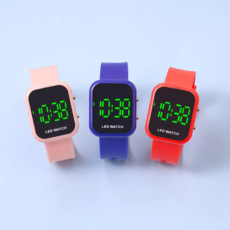 Digital Watch Black LED Luminous Student Casual Wear - Image 10