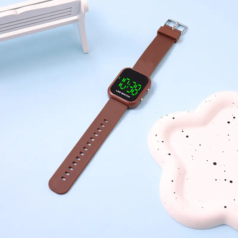Digital Watch Black LED Luminous Student Casual Wear - Image 8