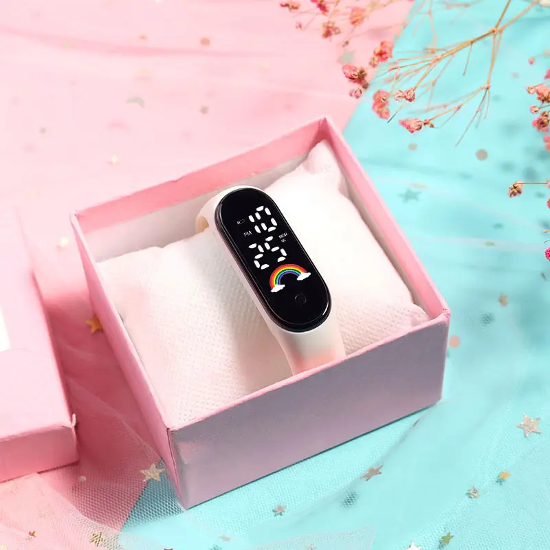 New Led Electronic Watch with Colorful Lights & Touch Screen - Image 16