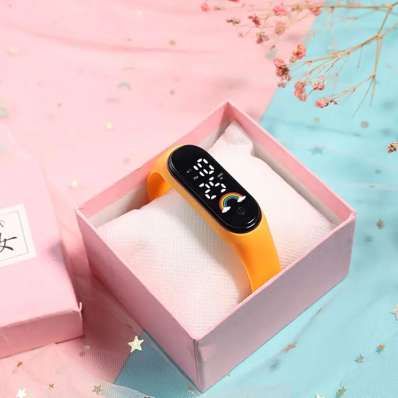 New Led Electronic Watch with Colorful Lights & Touch Screen - Image 2