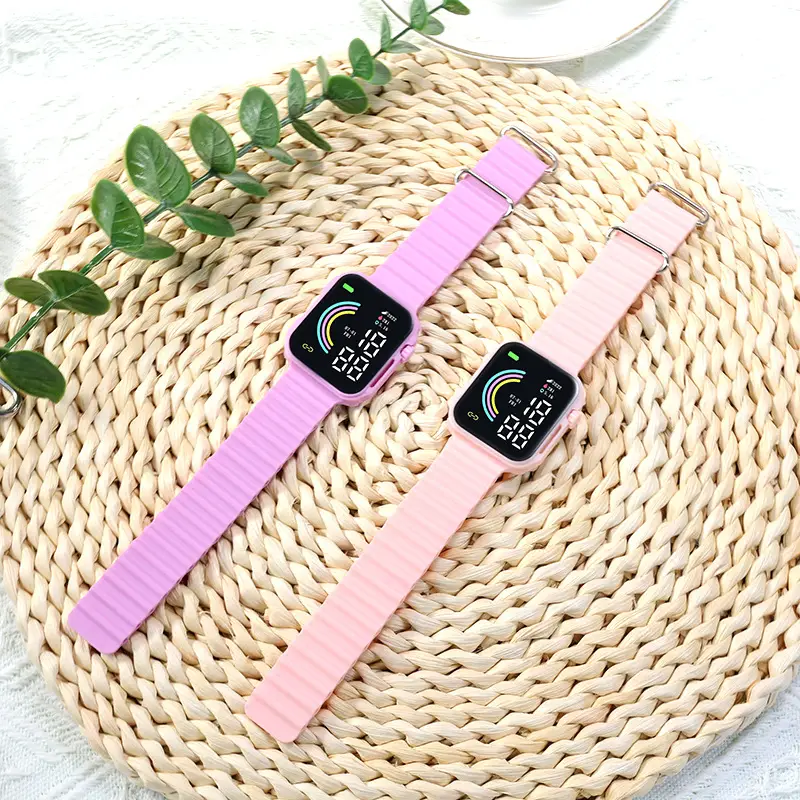 Rainbow Digital Watch for Youth with LED Display