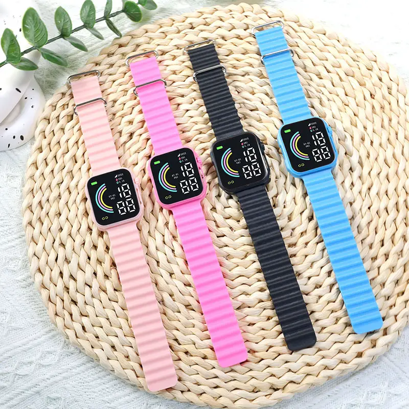 Rainbow Digital Watch for Youth with LED Display