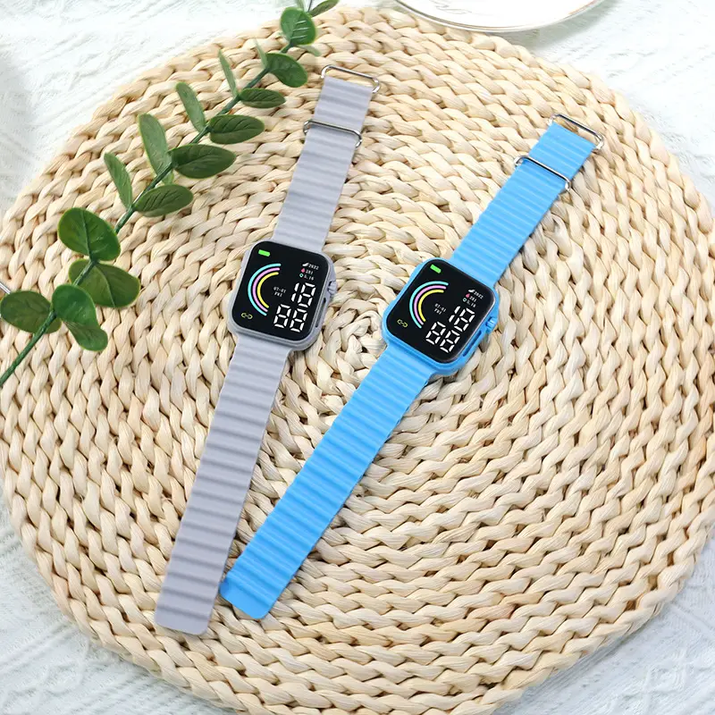 Rainbow Digital Watch for Youth with LED Display