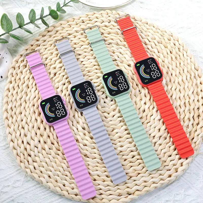 Rainbow Digital Watch for Youth with LED Display — feature 3