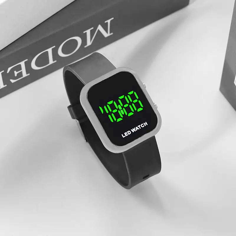 Digital Watch with Green Light LED for Men Women - Image 2