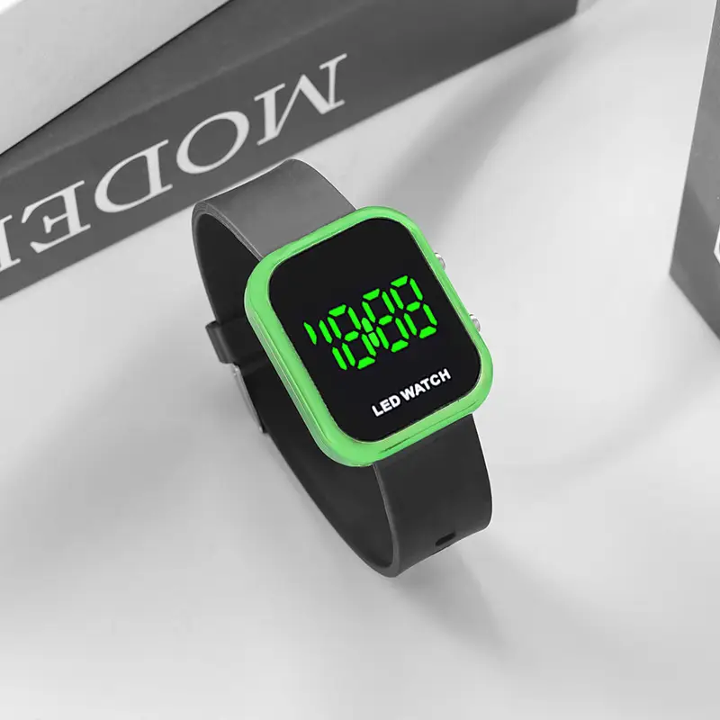 Digital Watch with Green Light LED for Men Women - Image 7