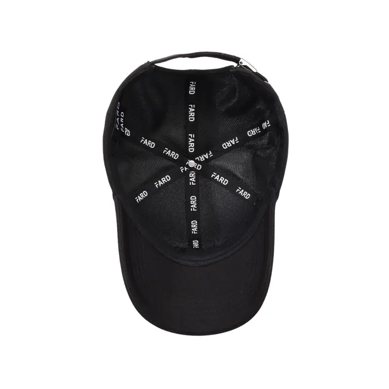 Men's Black Korean Style Baseball Cap Middle Age Travel Sun Hat - Image 8