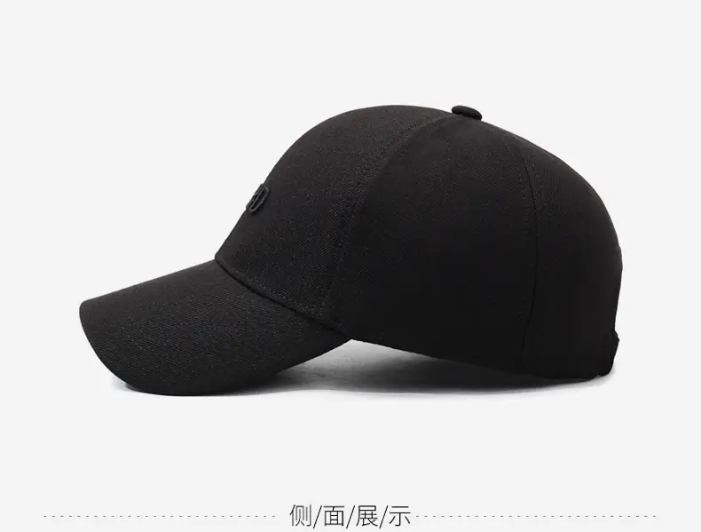 Men's Black Korean Style Baseball Cap Middle Age Travel Sun Hat — feature 11