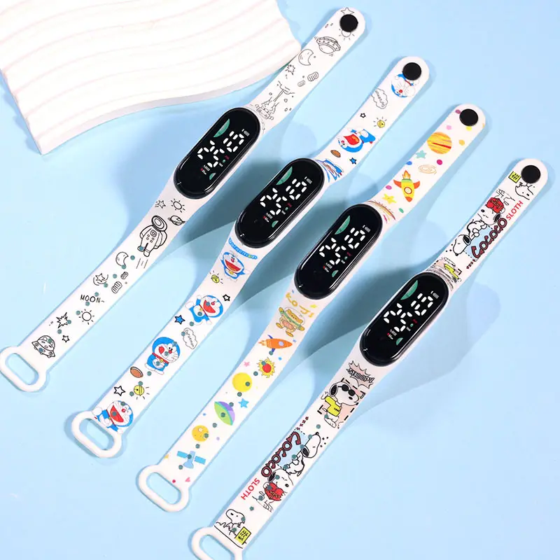 Anime Printed Digital Watch for Students Male Female — feature 2