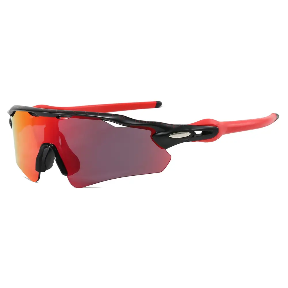 Red UV400 Sunglasses for Outdoor Sports - Image 4