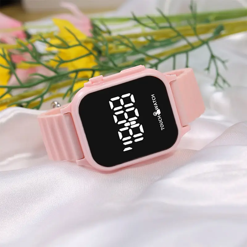 White Square Touch Screen Student Party Watch - Image 10