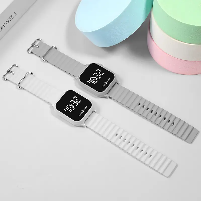 White Square Touch Screen Student Party Watch — feature 3