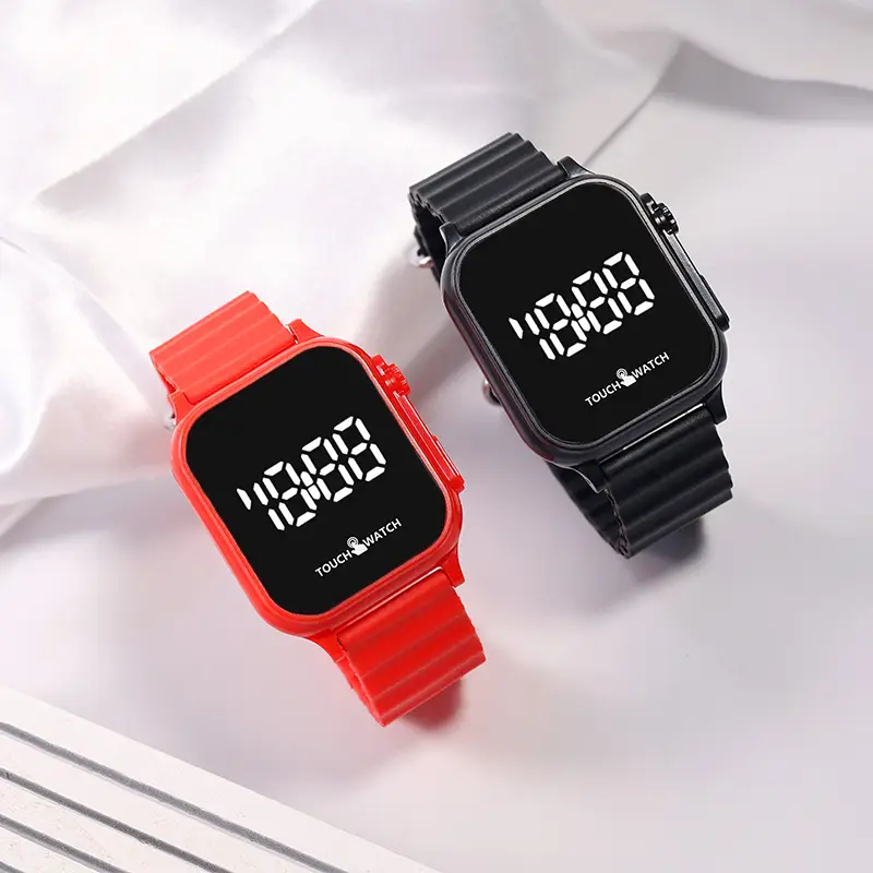 White Square Touch Screen Student Party Watch — feature 6