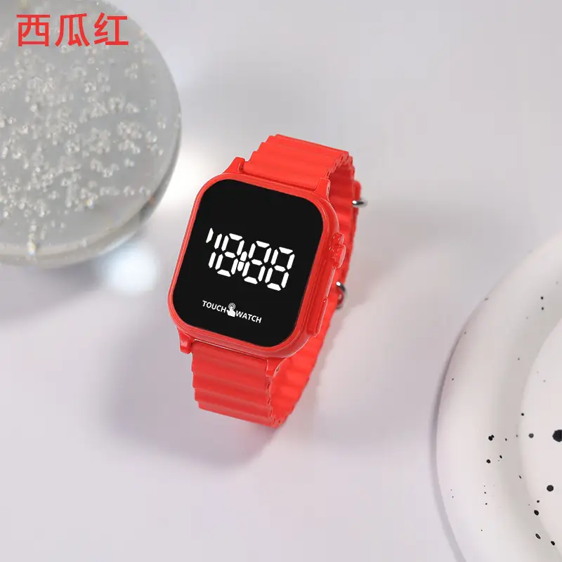 White Square Touch Screen Student Party Watch - Image 4