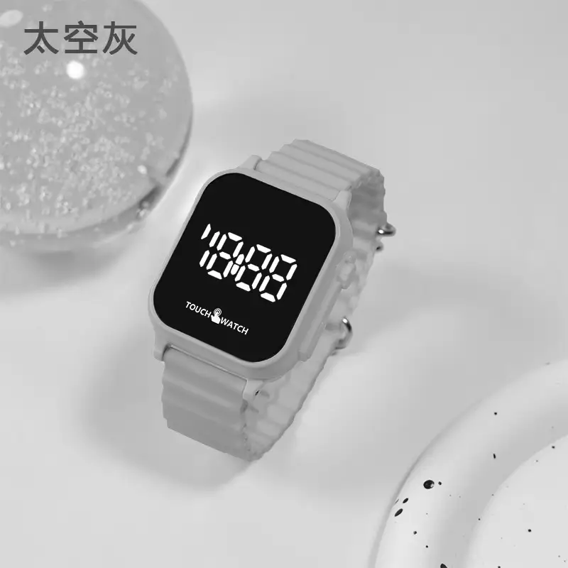 White Square Touch Screen Student Party Watch - Image 5