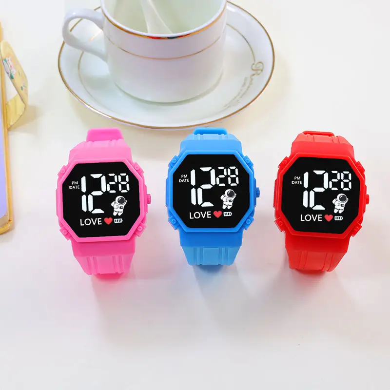 Blue LED Astronaut Watch for Girls with Sport Band - Image 10