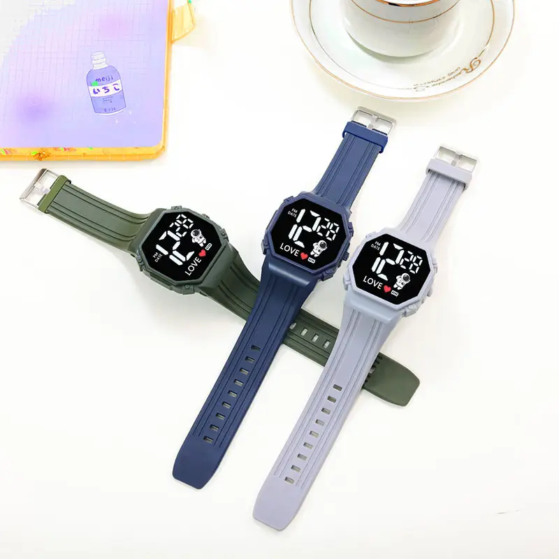 Blue LED Astronaut Watch for Girls with Sport Band - Image 12