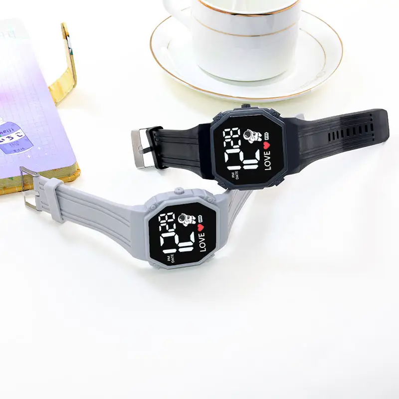 Blue LED Astronaut Watch for Girls with Sport Band — feature 2