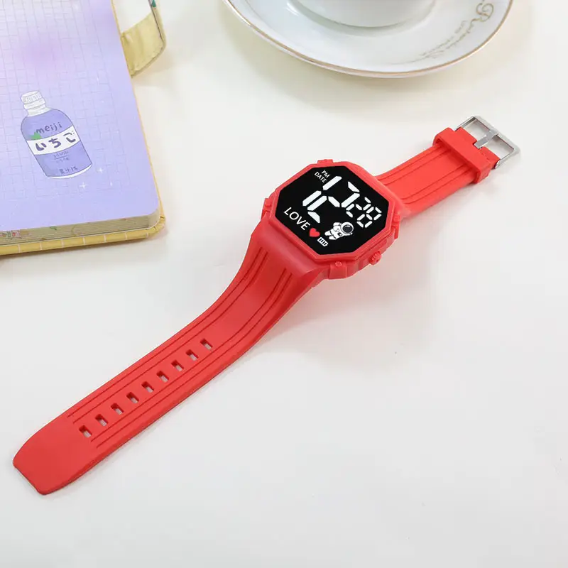 Blue LED Astronaut Watch for Girls with Sport Band — feature 7