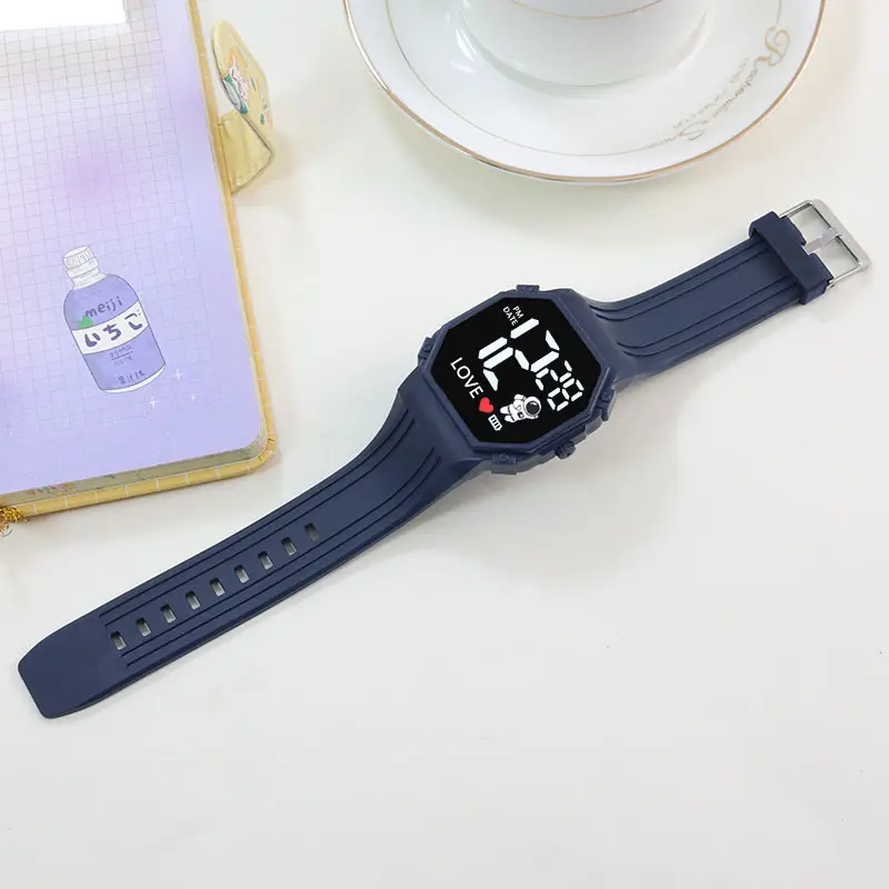 Blue LED Astronaut Watch for Girls with Sport Band - Image 8