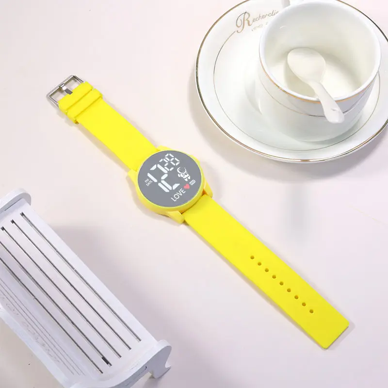 Pink & White Digital Watch for Teens Middle School — feature 5