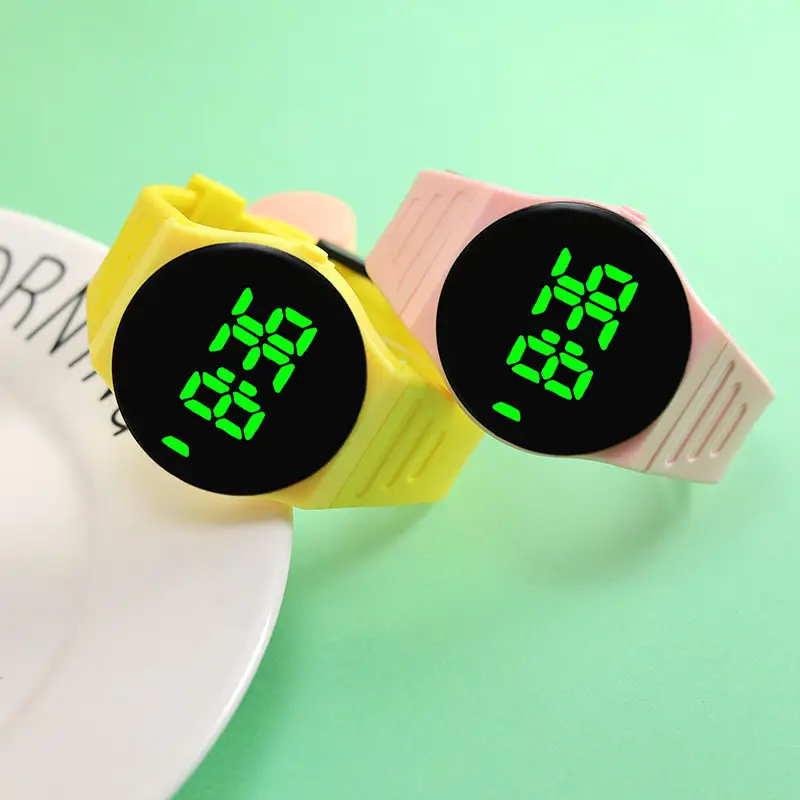 Red Touch Screen Electronic Watch for Students