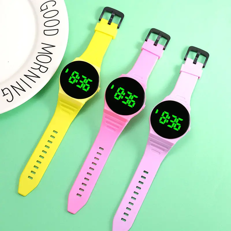 Red Touch Screen Electronic Watch for Students — feature 3