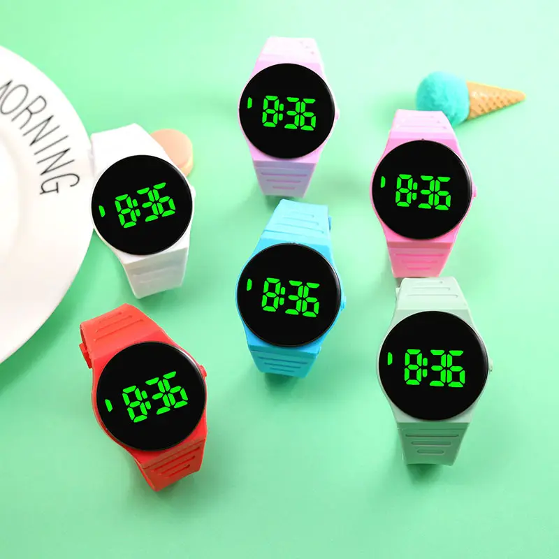Red Touch Screen Electronic Watch for Students — feature 4