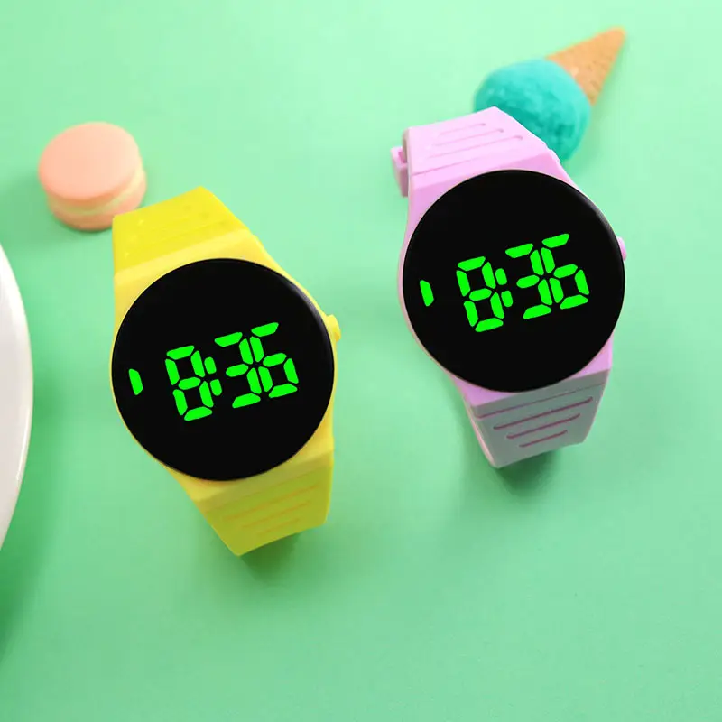 Red Touch Screen Electronic Watch for Students — feature 7