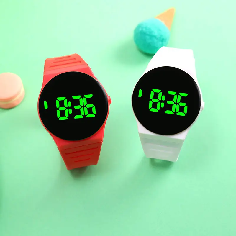 Red Touch Screen Electronic Watch for Students — feature 8