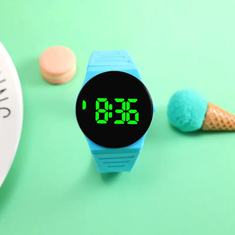 Red Touch Screen Electronic Watch for Students